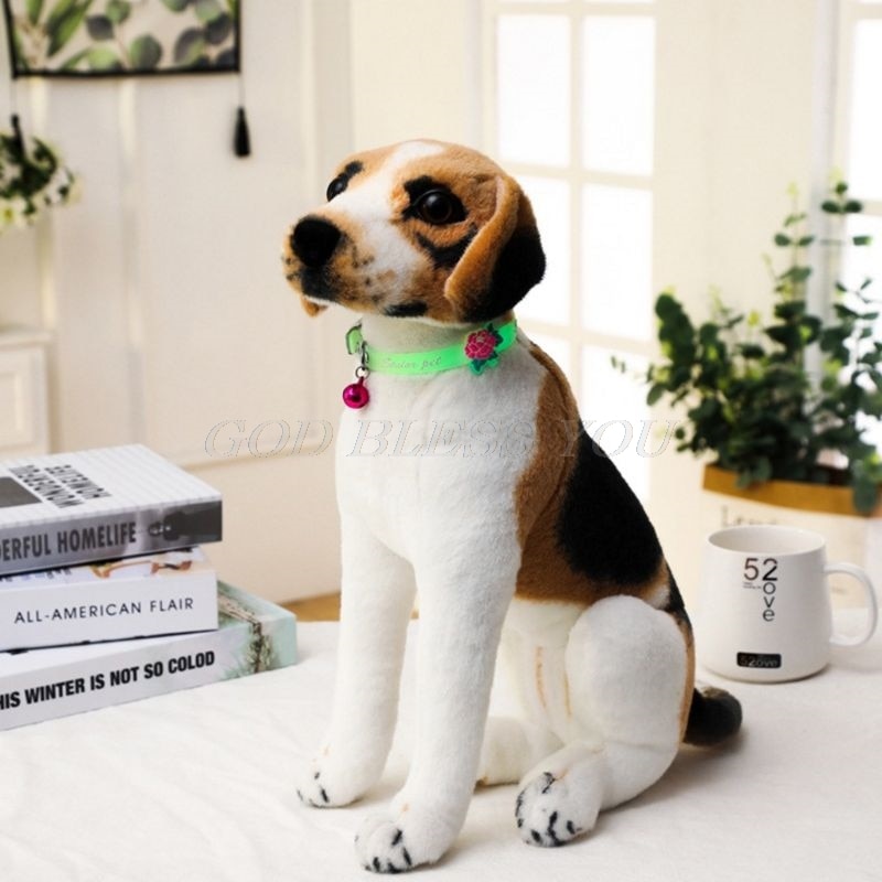 Pet Glowing Collars with Bells | Glow at Night Dogs Cats Necklace - Vintage tees for Women