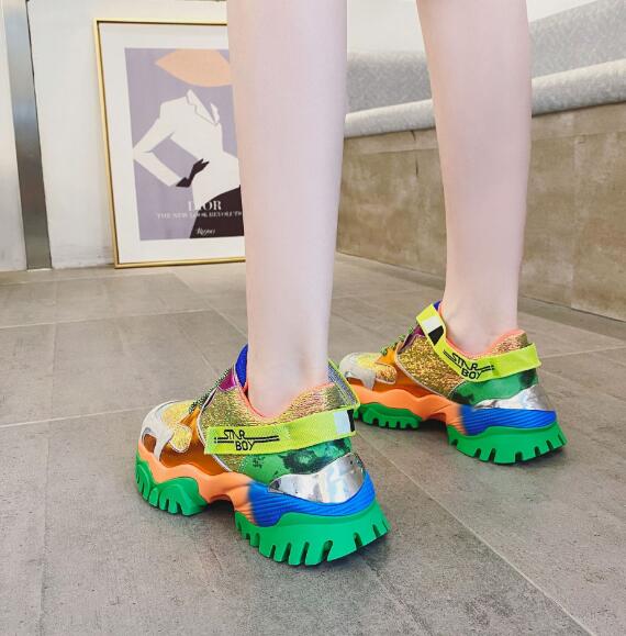 Europe station color Torre shoes | women super fire jelly sneakers - Vintage tees for Women