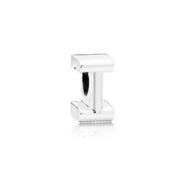 Initial alphabet letter A-Z loose bead Fits Pandora charms silver - Vintage tees for Women