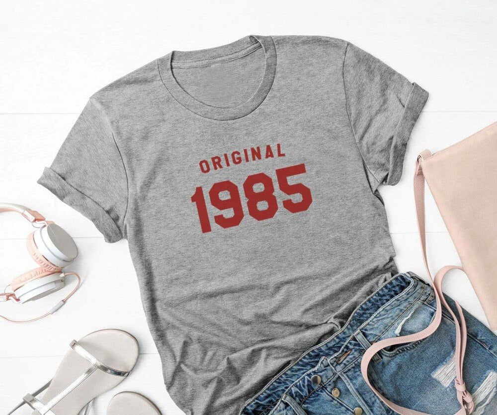 38th birthday T-shirt gift | Unisex Cotton T-Shirts | 1985 T-shirt - Vintage tees for Women