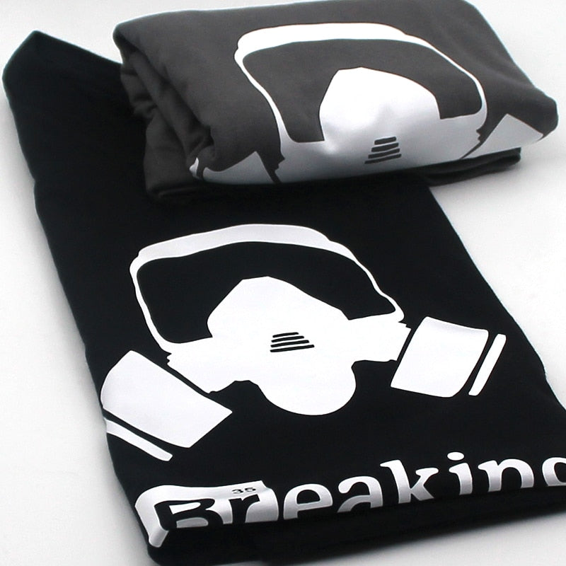 Top quality COTTON Neck Breaking Bad Men T Shirt Short Sleeve Heisenberg Print T Shirt For Men - Vintage tees for Women