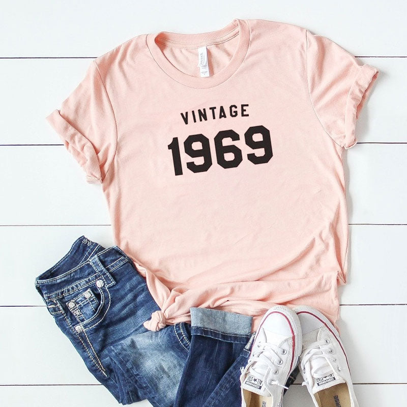 Vintage 1969 Birthday T-Shirt | 54th Birthday Party T-Shirt - Vintage tees for Women