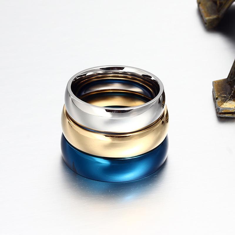Vnox 6mm Classic Wedding Ring for Men Women - Vintage tees for Women