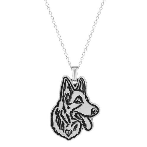 Husky Dog Puppy Pet Lovers Necklaces Pendants - Vintage tees for Women
