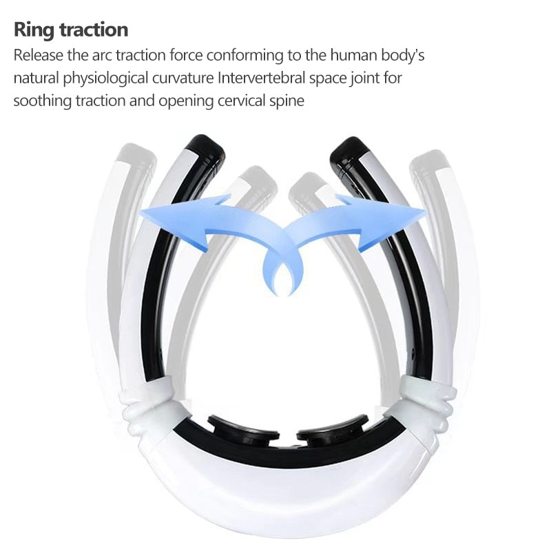 Smart Shoulder Neck Electric Massage | Relaxation Three Heads Relieve Stress - Vintage tees for Women