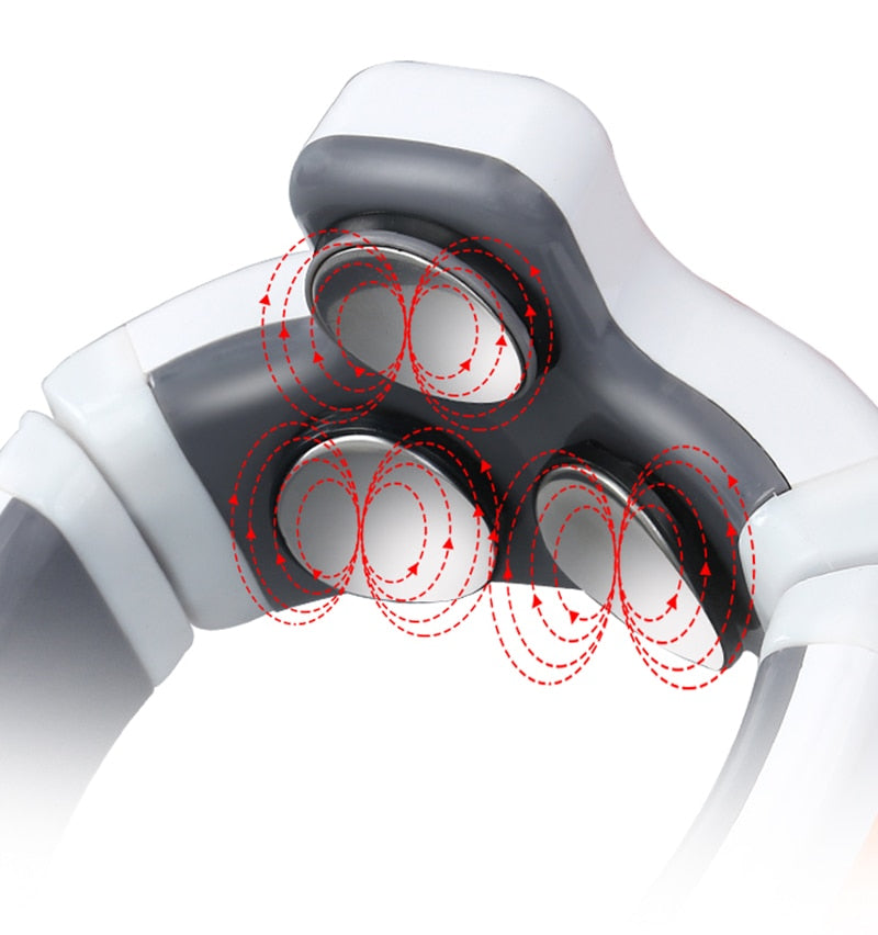 Smart Shoulder Neck Electric Massage | Relaxation Three Heads Relieve Stress - Vintage tees for Women