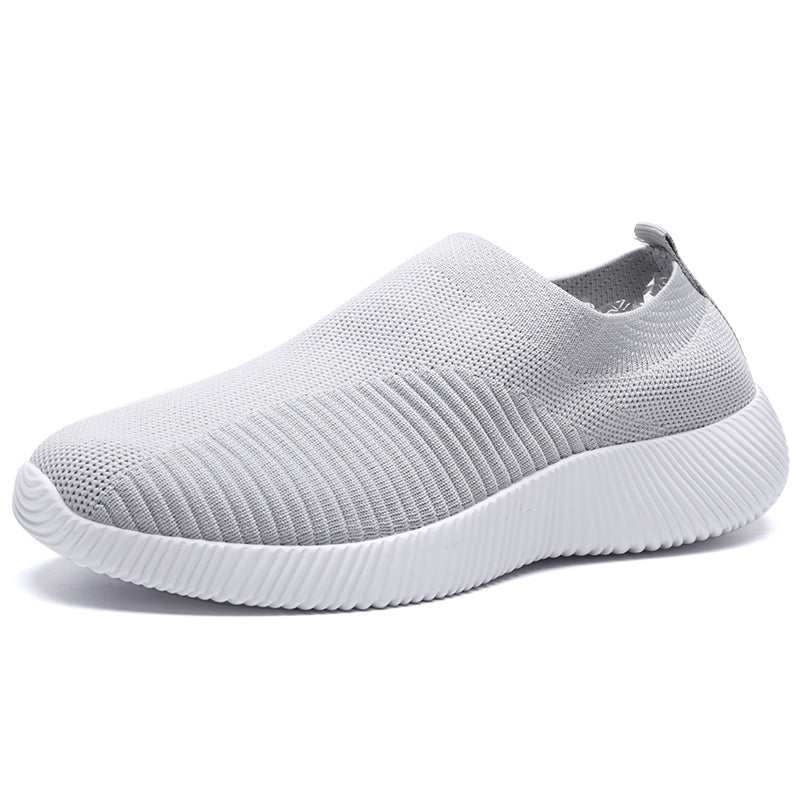 Womens Plus Size 43 Breathable Sneakers | Women Slip on Soft Ladies Casual Running Shoes - Vintage tees for Women