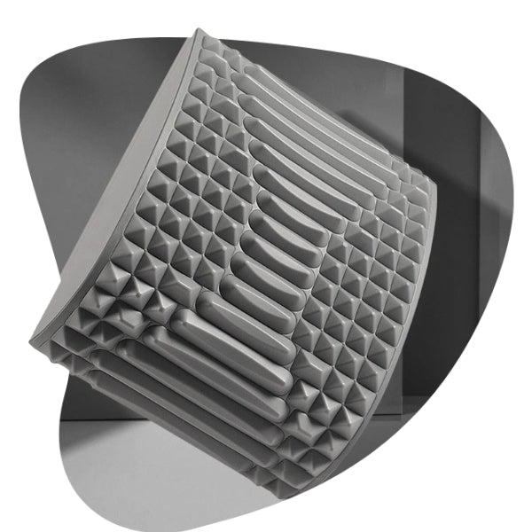 Neck & Back Stretcher - Lower Back Pain Massager Pillow for Lumbar Support and Spine Alignment 2X