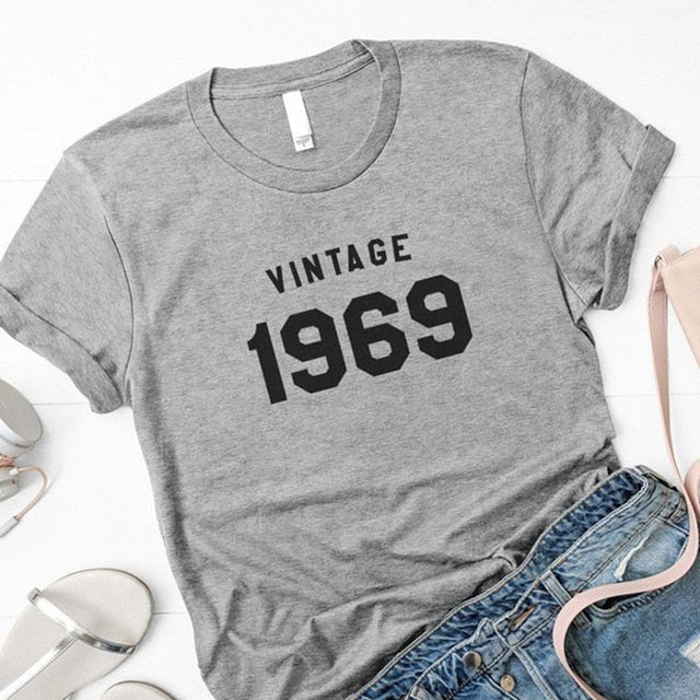 Vintage 1969 Birthday T-Shirt | 54th Birthday Party T-Shirt - Vintage tees for Women