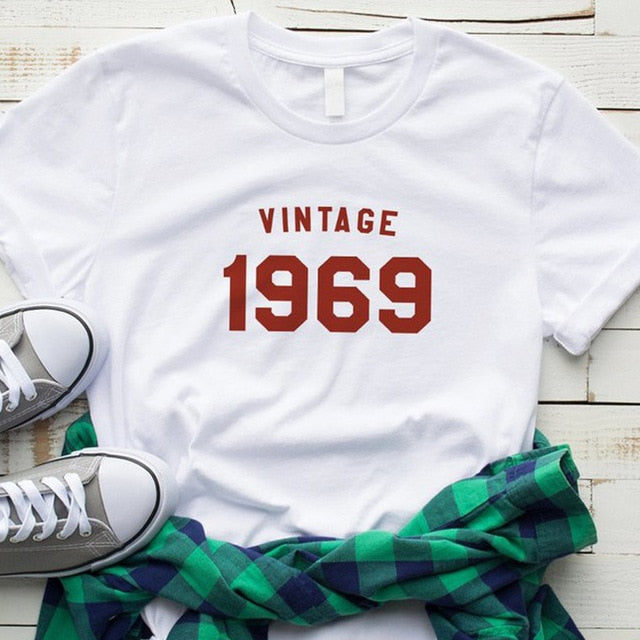 Vintage 1969 Birthday T-Shirt | 54th Birthday Party T-Shirt - Vintage tees for Women